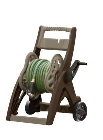 175 ft. Hosemobile Hose Reel Cart, Gray and Taupe